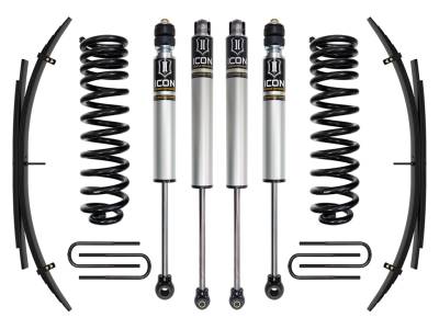 ICON Vehicle Dynamics - ICON K62581 Stage-1 2.5" Lift Kit w/Expan Pack for 11-16 F250/F350 4WD Diesel