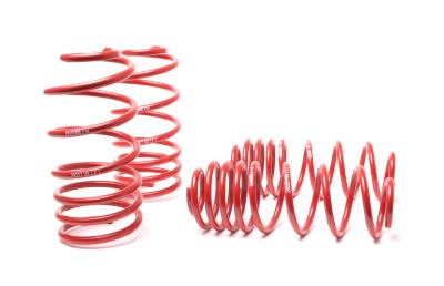 H&R Special Springs LP - H&R 29527 2"F 0.5"R Lowering Springs for 98-05 VW Golf Jetta MK4 Race