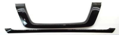Coast To Coast - Coast To Coast IWCGI501BLK Black ABS Bar Grille Overlay