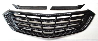Coast To Coast - Coast To Coast IWCGI502BLK Black ABS Bar Grille Overlay