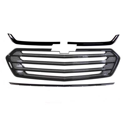Coast To Coast - Coast To Coast IWCGI507BLK Gloss Black Mesh Style Grille Insert
