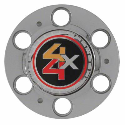 Coast To Coast - Coast To Coast IWCC2040R Chrome 4x4 Wheel Center Caps Closed Style 4pc