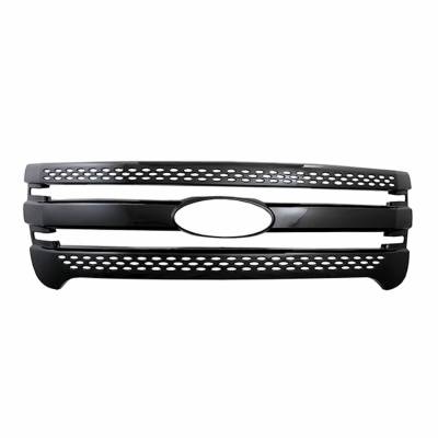 Coast To Coast - Coast To Coast IWCGI91BLK Black Bar/Mesh Grille Insert Overlay 1 Piece w/Emblem