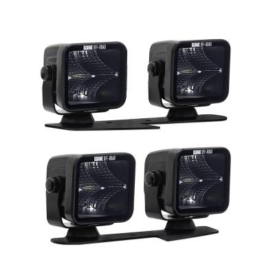 Mishimoto - Mishimoto BNLT-BR-21-DT4F Borne Ditch Light 4 3X3 Flood for 21+ Bronco