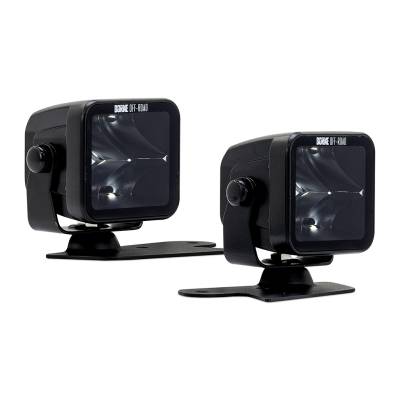 Mishimoto - Mishimoto BNLT-BR-21-DT2S Borne Off-Road Ditch Light Set 3X3 Spot for 21+ Bronco