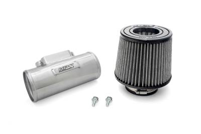 HPS Performance - HPS MAFT-1606 3" MAF Air Intake Tube w/6.5" Filter for Toyota/Lexus 2JZ 1MZ 1UZ