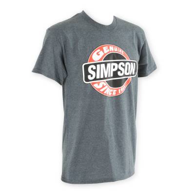 Simpson Safety - Simpson Safety 45008L Eye Race T-Shirt Lage Dark Heather