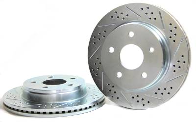 Baer Brakes - BAER Brakes 53005-020 Front Disc Brake Rotor Set for Chrysler/Dodge Ram