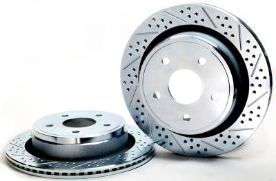 Baer Brakes - BAER Brakes 53006-020 Rear Disc Brake Rotor Set for Chrysler/Dodge Ram