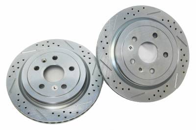 Baer Brake Systems - BAER Brakes 55171-020 Rear Disc Brake Rotor Set for Cadillac/Chevy 3.6