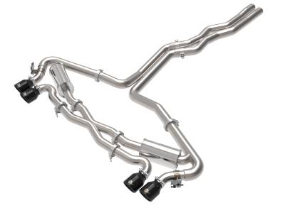 aFe Power - aFe 49-36448-B 3-2.5" Cat-Back Exhaust w/Black Tip for 21-26 Audi RS6 Avant 4.0L
