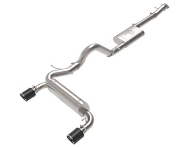 aFe Power - aFe 49-33138-C 3-2.5" Exhaust System w/Polished Tip for 21-26 Bronco 2.3/2.7L