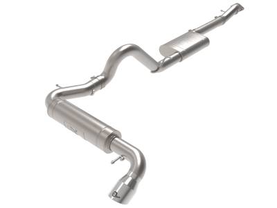 aFe Power - aFe 49-43136-P 3" Cat-Back Exhaust w/Polished Tip for 21-26 Ford Bronco 2.3/2.7L