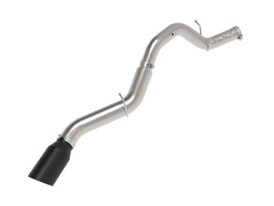 aFe Power - aFe 49-44147-B 5" Large Bore Exhaust System w/Blk Tip for 24-25 GM Diesel Truck