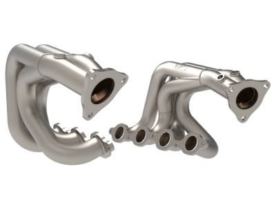 aFe Power - aFe 48-34148-T Twisted Steel SS Long Tube Exhaust Header for 20-26 Corvette 6.2L