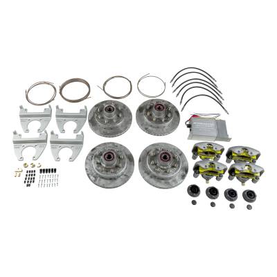 CURT - CURT 689410 Trailer Disc Brake Conversion Kit 8000-lb Tandem Axles 5/8" Studs