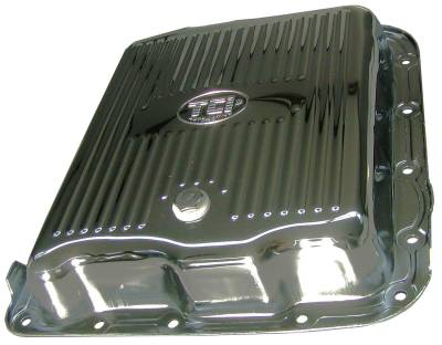 TCI Automotive - TCI 378011 GM 700R4/4L60/65E Chrome-Plated Pan Stock Depth.