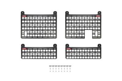 BuiltRight Industries - BuiltRight Industries 102114 Bedside Rack Full 4pc Set for 20+ Jeep Gladiator