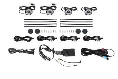 Morimoto - Morimoto XRL20 4PC RGB Color Changing LED Rock Light Kit