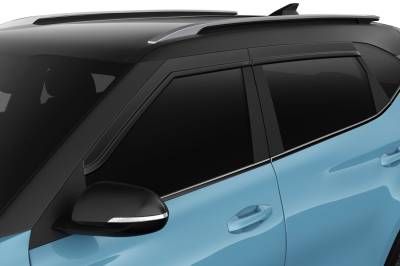 Husky Liners - Husky Liners 2854134 Low Profile Ventvisor Deflector Smoke Outside Mount 4 pc.