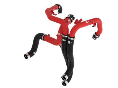 aFe Power - aFe 46-20754-R Aluminum Hot/Cold Charge Pipe Kit Red for 22-25 Bronco/Ranger
