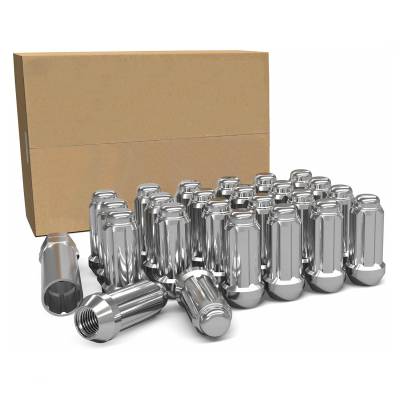 Factory Reproductions - Factory Reproductions L-KIT14150C-24-SP Cadillac/Chevy/Ford/GMC Lug Nut