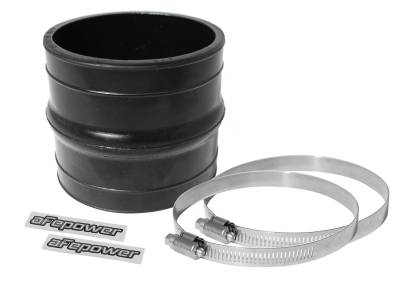 aFe Power - aFe 59-00003 Engine Air Intake Tubing Coupler 4" ID x 4" Long Hump Hose