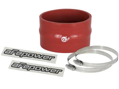 aFe Power - aFe 59-00060 Air Intake Tubing Coupler 3.5" ID x 2.25" L Hump Red Silicone