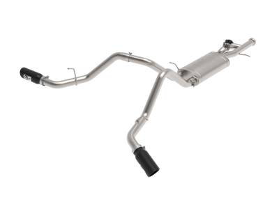 aFe Power - aFe 49-34133-B 3" Exhaust System w/Cut-Out Blk for 09-18 Chevy/GMC 4.3/4.8/5.3L