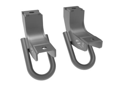 aFe Power - aFe 450-72T001-G Front Tow Hook Gray for 22-26 Toyota Sequoia/Tundra 3.4L