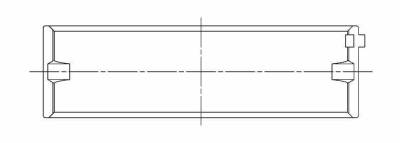 ACL Race Series - ACL Race 5M7298HC-STD Airstream Crankshaft Bearing for Buick/Cadillac/Chevy