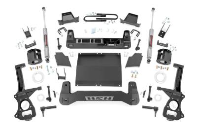 Rough Country Suspension Systems - Rough Country 110230D 6" Suspension Lift Kit for 25-26 Sierra 1500 2WD/4WD Dsl