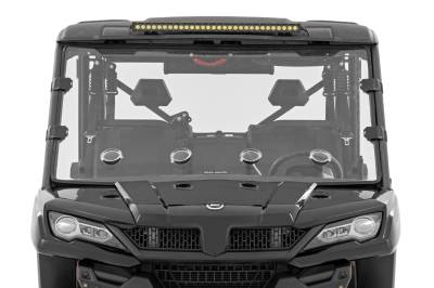 Rough Country Suspension Systems - Rough Country Front UTV Vented Full Windshield for CF Moto Uforce 1000 98292480