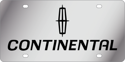 Eurosport Daytona - Eurosport Daytona 1705-1 Stainless License Plate Lincoln Continental Logo