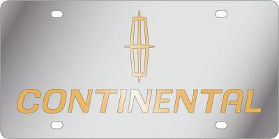 Eurosport Daytona - Eurosport Daytona 1705-2 Stainless License Plate Lincoln Continental Logo