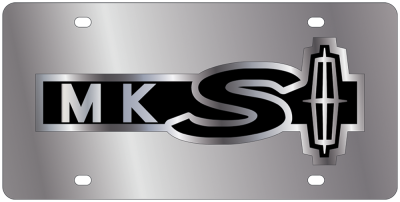 Eurosport Daytona - Eurosport Daytona 1714B-1 Stainless License Plate MKS Logo