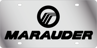 Eurosport Daytona - Eurosport Daytona 1724-1 Stainless License Plate Mercury Marauder Logo