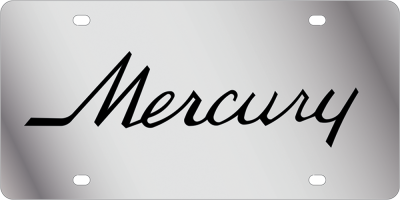 Eurosport Daytona - Eurosport Daytona 1729-1 Stainless License Plate Mercury Script Logo