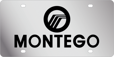 Eurosport Daytona - Eurosport Daytona 1730-1 Stainless License Plate Mercury Montego Logo