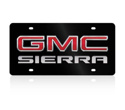 Eurosport Daytona - Eurosport Daytona 2604N-1 Lazer-Tag License Plate GMC Sierra Logo