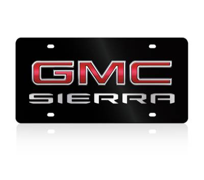 Eurosport Daytona - Eurosport Daytona 2604N2-1 Lazer-Tag License Plate GMC Sierra Logo