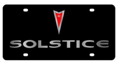 Eurosport Daytona - Eurosport Daytona 2828-1 Lazer-Tag License Plate Pontiac Solstice Logo
