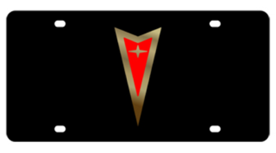 Eurosport Daytona - Eurosport Daytona 2830-2 Lazer-Tag License Plate Pontiac Logo