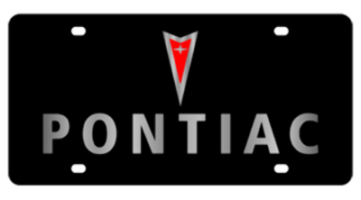 Eurosport Daytona - Eurosport Daytona 2831-1 Lazer-Tag License Plate Pontiac Logo