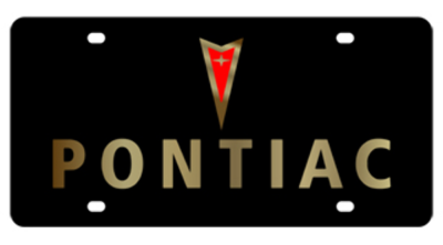 Eurosport Daytona - Eurosport Daytona 2831-2 Lazer-Tag License Plate Pontiac Logo