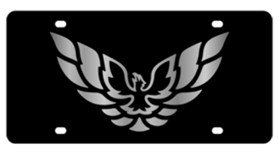 Eurosport Daytona - Eurosport Daytona 2838-1 Lazer-Tag License Plate Retro Pontiac Firebird Logo