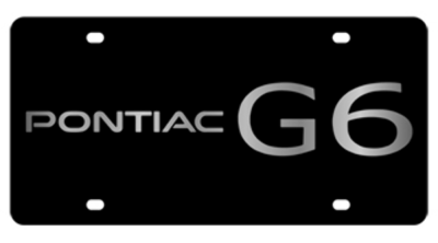Eurosport Daytona - Eurosport Daytona 2840-1 Lazer-Tag License Plate Pontiac G6 Logo