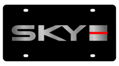 Eurosport Daytona - Eurosport Daytona 2897-1 Lazer-Tag License Plate Saturn Sky Logo