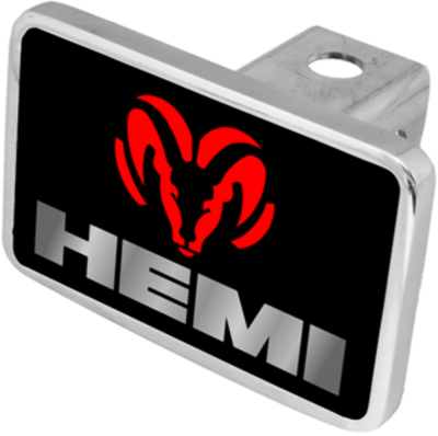 Eurosport Daytona - Eurosport Daytona 8407XL-1 Class III 2" Hitch Plug Hemi Logo for Dodge/Jeep