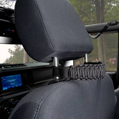 IAG Performance - IAG Performance IAG-ACC-F3049 I-Line Headrest Paracord Grab Handle Black